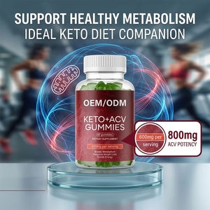 Gummies Keto ACV à la grenade sans sucre, marque privée OEM, pour le soutien quotidien de la santé - Product Image 1