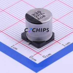 Condensador Electrolítico de Aluminio SMD EEEHAV331UAP, D10xL10.2mm 330uF 20% 35V 250mA-120Hz - Product Image 1