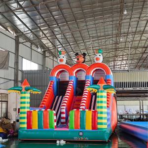 Parcours d'obstacles gonflable extérieur, <span class=keywords><strong>château</strong></span> gonflable, équipement de parc de trampolines en PVC commercial pour aire de jeux publique - Product Image 5