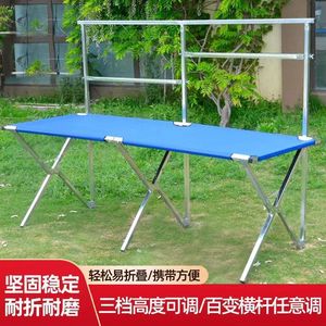 Folding <b>Table</b> Metal Portable Street Vendor Night Market Use Minimalist Modern Style - Product Image 5