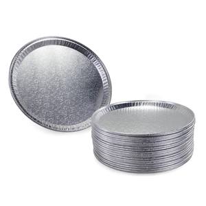 Plateau de cuisson rond en <span class=keywords><strong>aluminium</strong></span> <span class=keywords><strong>jetable</strong></span> de qualité alimentaire de 18 pouces, gaufré, <span class=keywords><strong>plat</strong></span>, en plastique PET, type conteneur pour animaux de compagnie - Product Image 4