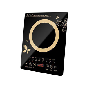 Gran oferta 110V 220V estufa de inducción estufa eléctrica 2000W vitrocerámica incorporada 2 quemadores Cocina de Inducción - Product Image 3