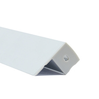 Profilé en alliage d'aluminium 6063-T5 pour bande LED, 24*45mm, extrusion pour décorations lumineuses, service de découpe