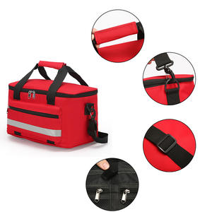Sac de premiers secours portable en tissu Oxford, bandoulière, résistant à l'eau, pour les urgences médicales en extérieur et les voyages en voiture - Product Image 4