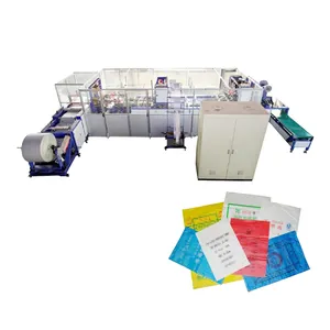 Flat knit bag packing machine high speed working knitting machine for bag