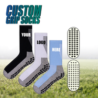 Échantillon gratuit bas Vente en gros de quantité minimale de commande Chaussettes de football antidérapantes Chaussettes de football antidérapantes Chaussettes de sport pour hommes