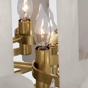 Luminaire moderne personnalisé <span class=keywords><strong>pour</strong></span> décoration intérieure de <span class=keywords><strong>meubles</strong></span> commerciaux Lampe suspendue au plafond Lustre rectangle en albâtre - Product Image 4