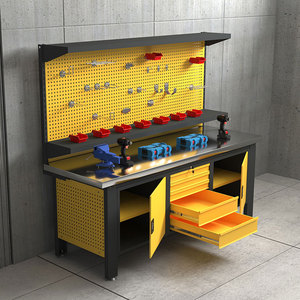 Combination Tool Cabinet Workbench with Storage Drawers <b>for</b> <b>Garage</b> Use - Product Image 1