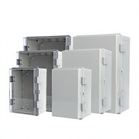 Boîte de distribution extérieure en plastique ABS étanche IP66, modèle de protection électrique avec couvercle transparent, boîte de compteur électrique 400x300x170