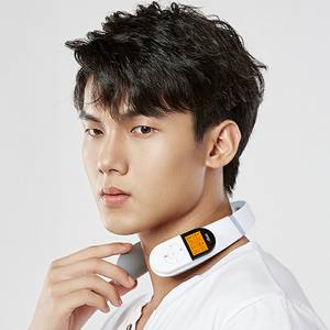 Venta al por mayor eléctrico portátil vibrador calentado punto de presión terapia EMS cuello alivio del dolor masajeador con control remoto - Product Image 1