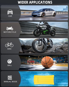 Gonfiatore per Pneumatici Auto con Avviatore d'Emergenza 10000mAh, Compressore d'Aria Portatile 12V, Pompa di Emergenza con LED ad Alta Luminosità - Product Image 5