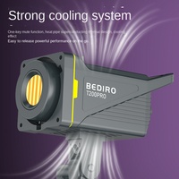 Lumière de studio 200W pour vidéo en direct, éclairage doux pour tournage et enregistrement de courtes vidéos, lumière vidéo tricolore avec contrôle RC 220V