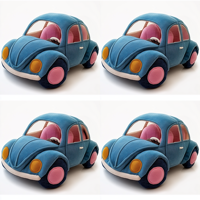 Nouveautés Voiture en peluche personnalisée Peluche animal Peluche Voitures en peluche Jouets pour enfants Cadeau voiture en peluche