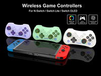 Manette de jeu portable mini sans fil RGB Turbo pour Nintendo Switch PC Android IOS Gamepad