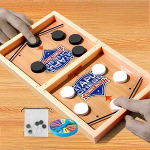 Jeu de hockey sur air interactif de table |   Portable et facile à utiliser |   Soinieusement programmée pour la famille et les amis - Product Image 1