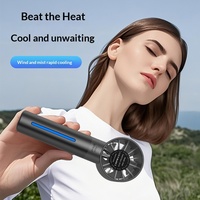 Échantillons Gratuits d'Usine du Nouveau Mini Ventilateur Portable, Haute Puissance, Longue Autonomie, Rechargeable par USB, Pratique, Logo Personnalisable