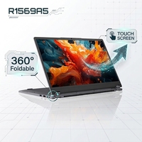 Nieuwe Studentenlaptop 360-graden Flip Touchscreen 15,6-inch Full HD Scherm Engels Toetsenbord AMD Ryzen 5 Windows