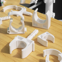 Nouveau matériau épaissi Tuyau en aluminium-plastique Pvc Carte de tuyau en métal Ppr Carte en plastique Rangée de clips.