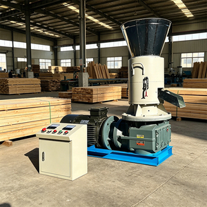 Moulin à granulés direct usine 15KW 22KW, sans intermédiaire, acier au carbone CE, meilleur prix - Product Image 1