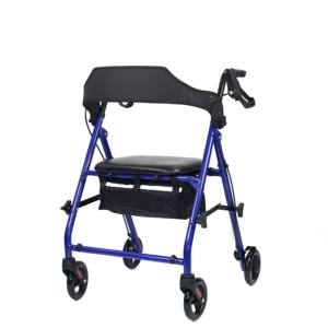 וולקר פלדה קלה וולקן פלדה עם מושב ובלמים יד ארבעה גלגלים רולר ווקר מניידות - Product Image 5