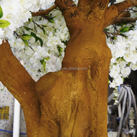 Songtao A17 bunga sakura putih buatan dan pohon bunga wisteria
