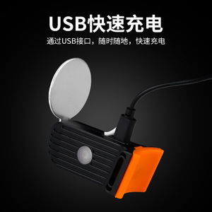 <b>Bicycle</b> Taillight Rechargeable Led Heart Shape Flash <b>Light</b> For Mountain Bike Road Bike Rear Lighting Waterproof IpX4 - Product Image 3