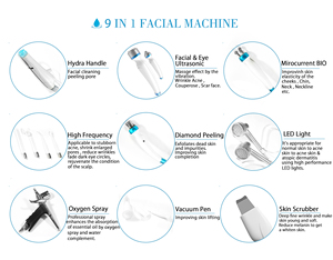 HydraMaster 14 en 1, Máquina de Hidrodermoabrasión para Medicina Estética, Máquina Facial de Hidro Jet Peel, Máquina de Belleza Hydra - Product Image 2