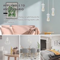 TSINYE haute qualité E27 support grande bouche à vis exposé monté support de lumière abat-jour fixe LED ampoule luminaire accessoires