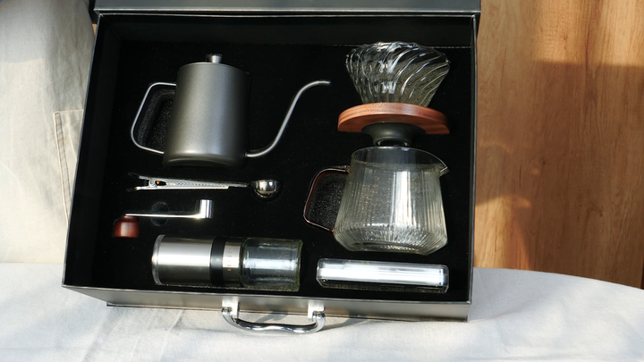 Eco-friendly Premium Gift Box Outdoor Travel Drip Coffee Set