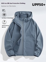 Nouvelle veste bomber légère et fine en toile de soie glacée 2026 pour hommes et femmes, protection UV, séchage rapide, idéale pour la pêche en extérieur en été