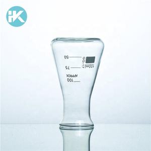 Huke ขวดทดลองแบบก้นแบนทรงกรวยปากกว้าง,ขวดสุญญากาศ100มล. - Product Image 2