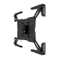 Support mural pour tablette en métal Peacemounts 7-10 pouces, inclinaison à 180 degrés, capacité de 30 lb, VESA 75*75/100*100 mm, noir, blanc, horizontal, vertical