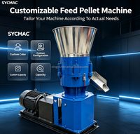 Machine à granulés d'aliments pour animaux SINCH, fiable et haute durabilité, capacité 500 kg/h, pour ferme avicole, fabrication d'aliments pour animaux à base d'alfalfa et de céréales