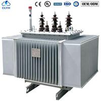 Transformateur de distribution triphasé immergé dans l'huile SH15 à noyau en alliage amorphe 250KVA 300KVA 500KVA 6.3kV en cuivre