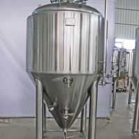 Cuve de Fermentation de Bière de 200L de Haute Qualité avec Pompe pour Brassage Domestique, Brasserie et Utilisation en Pub – Garantie de 3 Ans