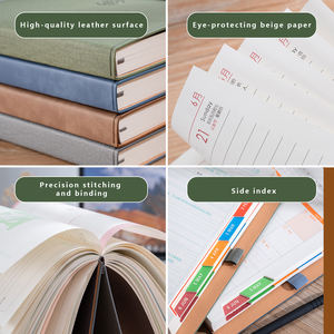 Bonito Cuaderno con Portaplumas, Cubierta de Cuero PU, Cuaderno con Logotipo Personalizado, Tamaño A5/B5 <span class=keywords><strong>para</strong></span> Estudiantes y Uso de Oficina - Product Image 2