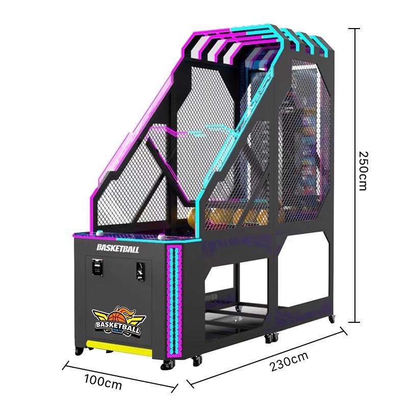 เครื่องบาสเกตบอลผู้ใหญ่สีขาว