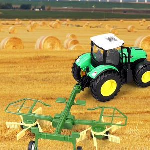 Voitures de fermier, modèle de tracteur à l'échelle 1/24, voiture <span class=keywords><strong>agricole</strong></span> télécommandée, jouets pour enfants, garçons, ensembles d'outils agricoles - Product Image 2