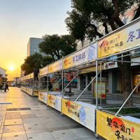 Andamio de Acero Portátil de Montaje Rápido para Puestos de Venta Ambulantes, Ideal para Festivales Gastronómicos, Mercados Nocturnos y Puestos de Calle