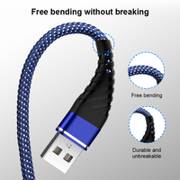 Câble de données USB vers type C pour fil de charge rapide USB-C cordon de données de chargeur pour téléphone portable Samsung