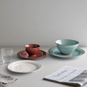 Juego de Cubiertos Desechables Ecológicos de Porcelana Moderna en Color Sólido, Tazón, Cuchara, Tenedor, Cuchillo, Palillos para Comer Arroz y Postres en Casa - Product Image 1