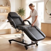 Vente d'usine : Chaise de massage moderne pour salon de beauté, lit de spa pliable, réglable, durable, avec éponge haute densité, portable, pour hôtel et école