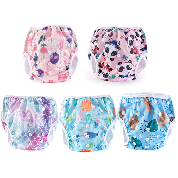 Hot Sale Summer Fast Dry Baby Reusable Swimming Diapers for Baby Swimming  Pants