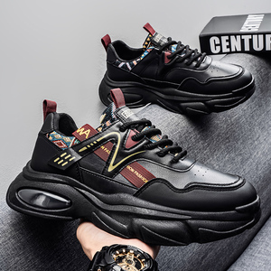 M8513 Nuove <span class=keywords><strong>Scarpe</strong></span> Autunnali da Uomo, Traspiranti, in Pelle, Sportive, Alla Moda, Versatili, <span class=keywords><strong>con</strong></span> Suola Spessa, Casual, da Corsa, Stile Dad Shoes - Product Image 4