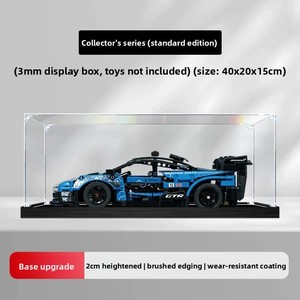 Caja de Exhibición Apilable de Acrílico a Prueba de Polvo con Diseño de Dibujos Animados para <span class=keywords><strong>McLaren</strong></span> Senna GTR 42123, Caja de Almacenamiento Transparente para Figuras - Product Image 2