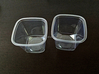 Boîte en plastique transparente jetable personnalisée, de qualité alimentaire, en PP/PET, de forme rectangulaire, taille et couleur personnalisées, épaisseur 0,2-2 mm, utilisation alimentaire