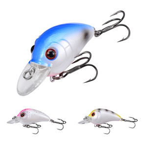 Leurre de pêche flottant en chrome pour brochet blanc, crankbaits, wobblers, leurres de pêche en ABS pour rivière, lac et ruisseau - Product Image 1