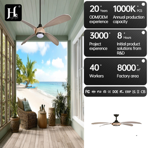 Ventilador de Techo de Hierro de Alta Calidad de 42/52/60 Pulgadas con 4 Aspas, Control Remoto, Luz LED, Certificación CE CB, Diseño Moderno para Uso en Hogar y Hotel - Product Image 2