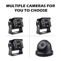 CCENTEN 4CH 8CH 720P 1080P HD DVR mobile avec carte SD étanche, WiFi 4G, GPS, pour voiture, bus, camion, véhicules, boîte noire, MDVR 8 canaux