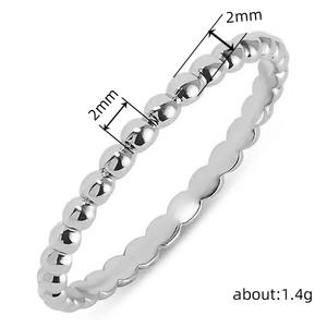 Anello in Lega a Forma di Sfera H237 Placcato Oro 18K, Gioiello Unisex per Uso Quotidiano - Product Image 5